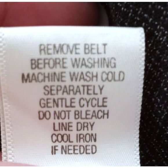 EMMA & MICHELE CHARCOAL RUFFLE MIDI DRESS SZ.8 EUC. - Picture 10 of 10